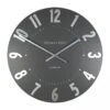 20" Mulberry Wall Clock - Graphite Silver