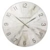 45" Wharf Grand Wall Clock - Pickled Oak