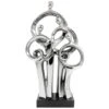 Abstract Silver Ornament