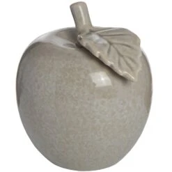 HI Antique Grey Ceramic Apple - Small