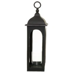 HI Black Cast Loop Top Lantern