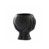Black Haniya Flower Pot 13.5cm