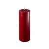Bordeaux Red LED Candle 7.5 X 20cm