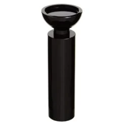 Carrie Large Crystal Candle Holder Black
