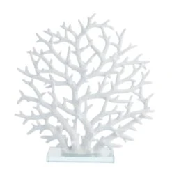 Coral Ornament - White
