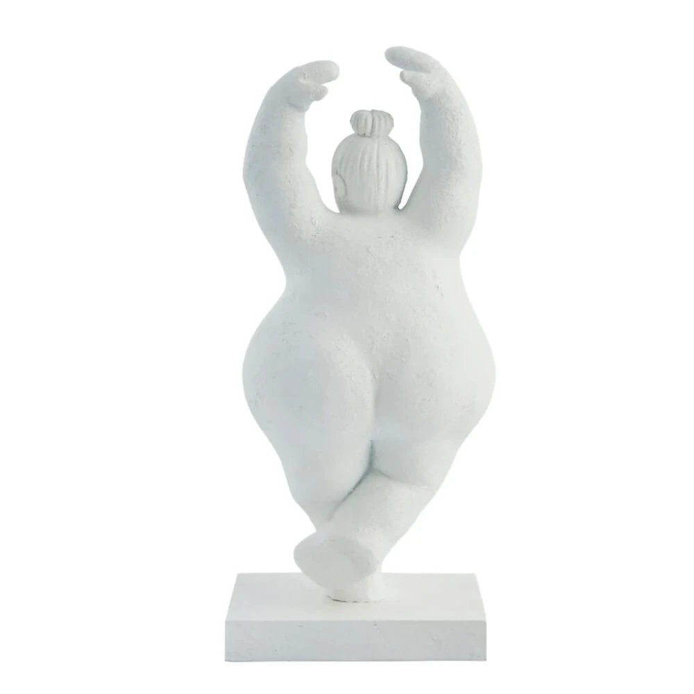 Dancing Lady Ornament - White - Image 2