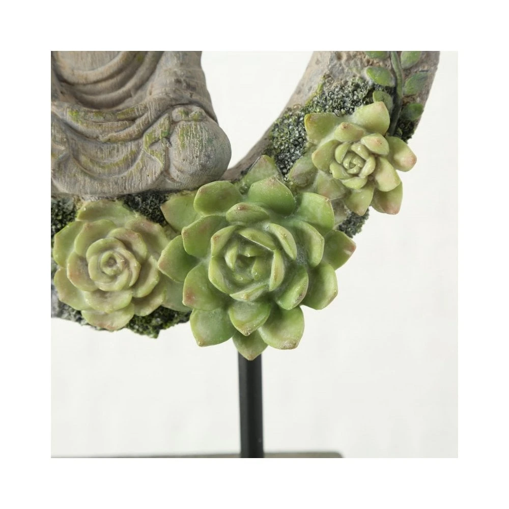Decorative Buddha Succulent Ornament - Image 2