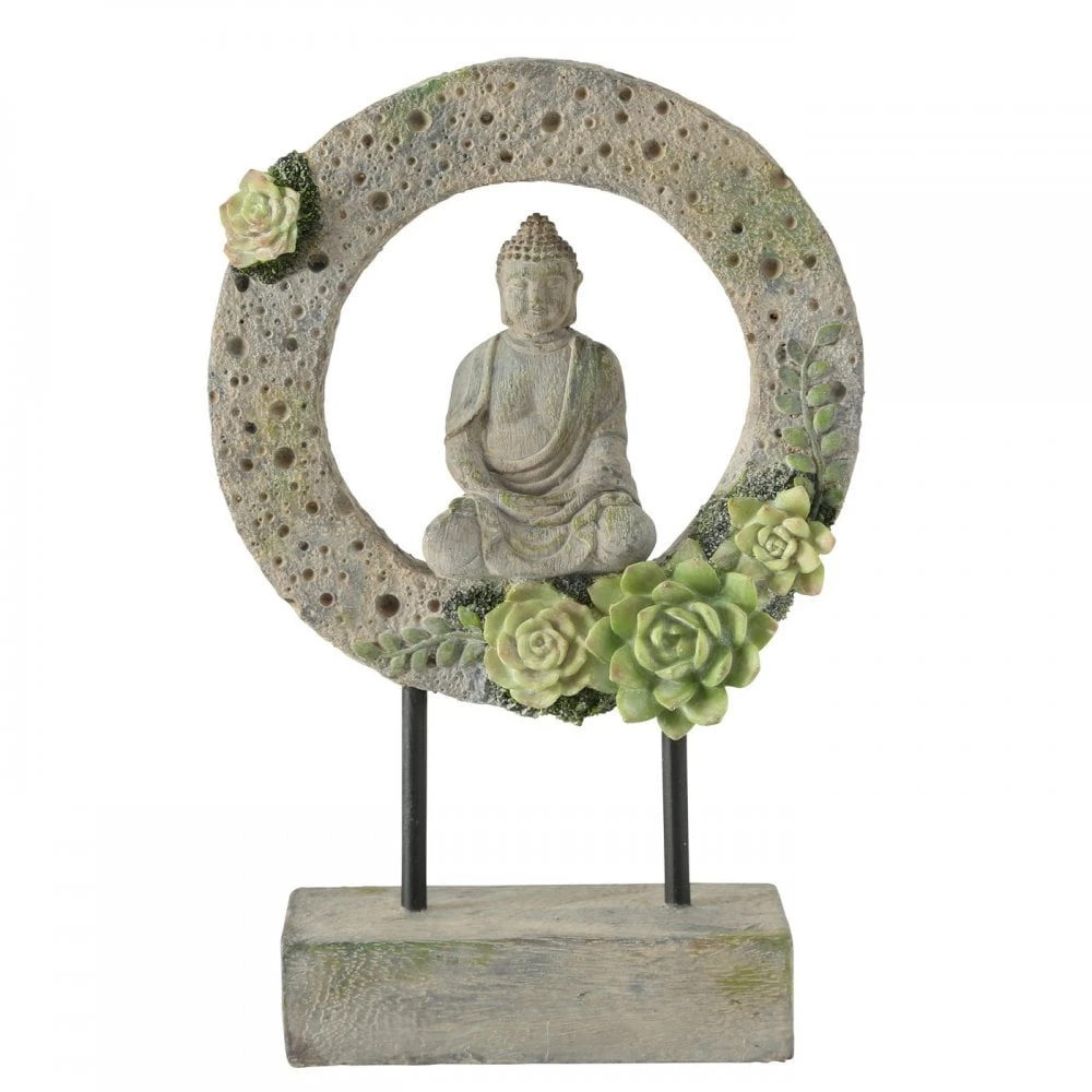 Decorative Buddha Succulent Ornament - Image 4