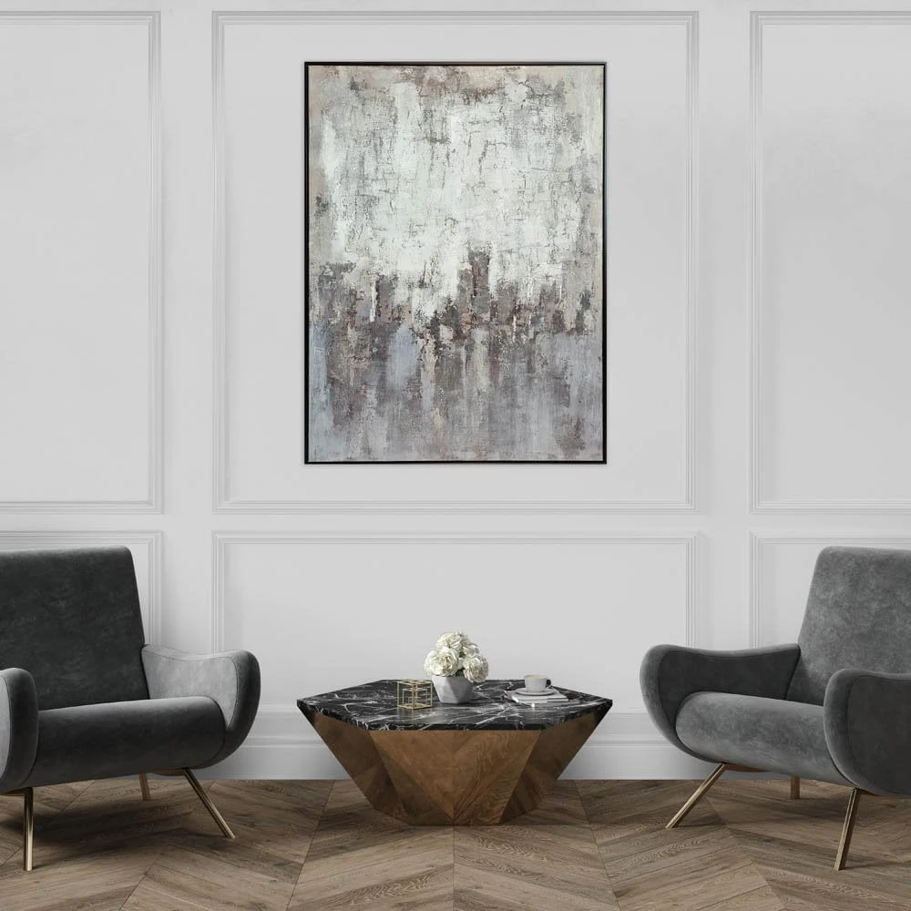 Descent - Giant Luxury Framed Canvas Oil Painting - Image 2