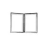 Double Silver Photo Frame