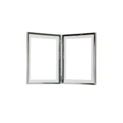 Double Silver Photo Frame