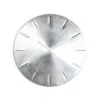 Extra Large Brushed Steel Metal Wall Clock