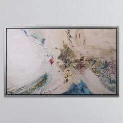 Fluttering Energy Framed Canvas