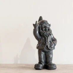 Grey Gnome Ornament
