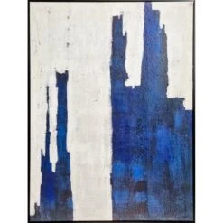 Influx I - Giant Luxury Framed Canvas Oil Painting