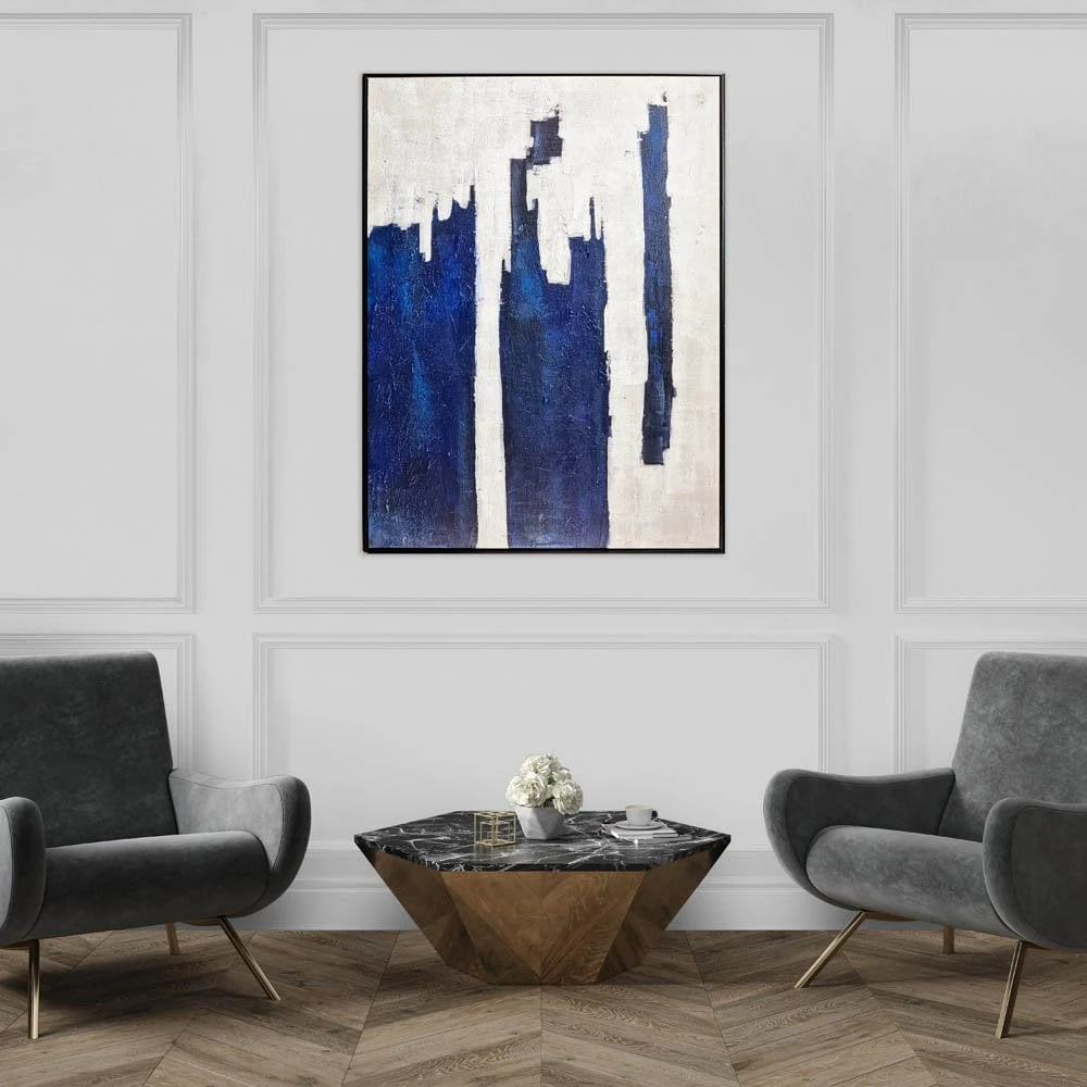 Influx II - Giant Luxury Framed Canvas Oil Painting - Image 2