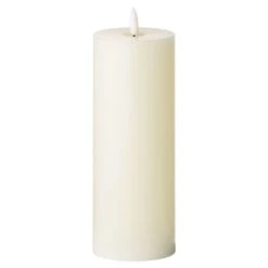HI Luxe Collection Natural Glow 3 X 8 Led Ivory Candle