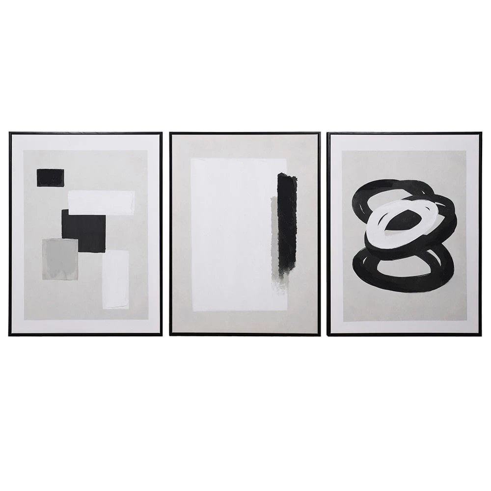 Minimalist Abstract Wall Art - Set Of 3
