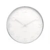 Mr. White Numbers Wall Clock