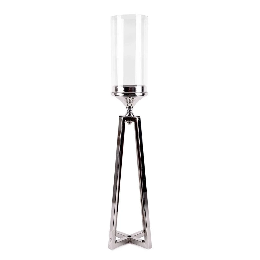 Roma Nickel Plated Candle Stand L