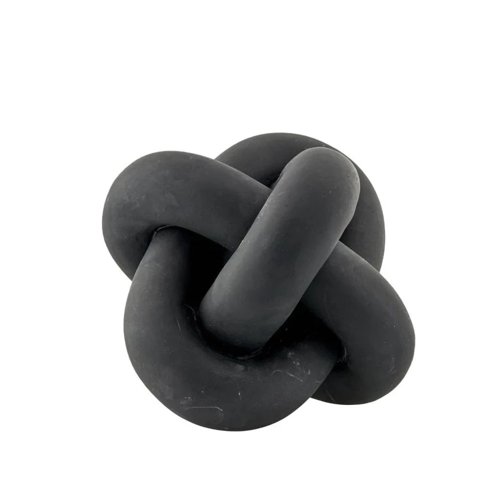 Serafina Knot Ornament - Black