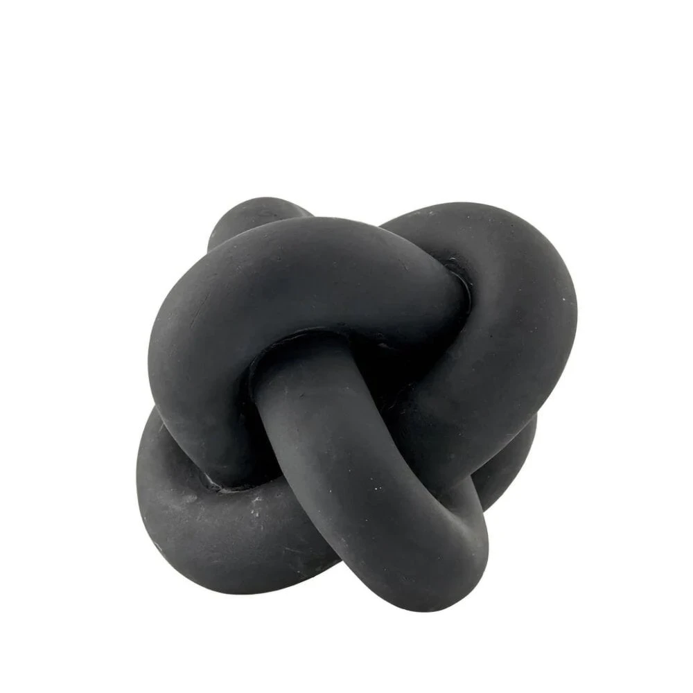 Serafina Knot Ornament - Black - Image 2