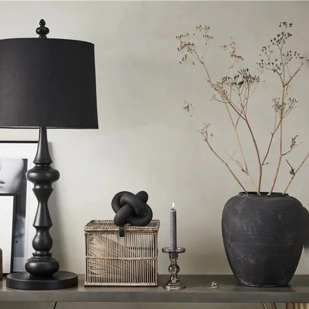 Serafina Knot Ornament - Black - Image 4