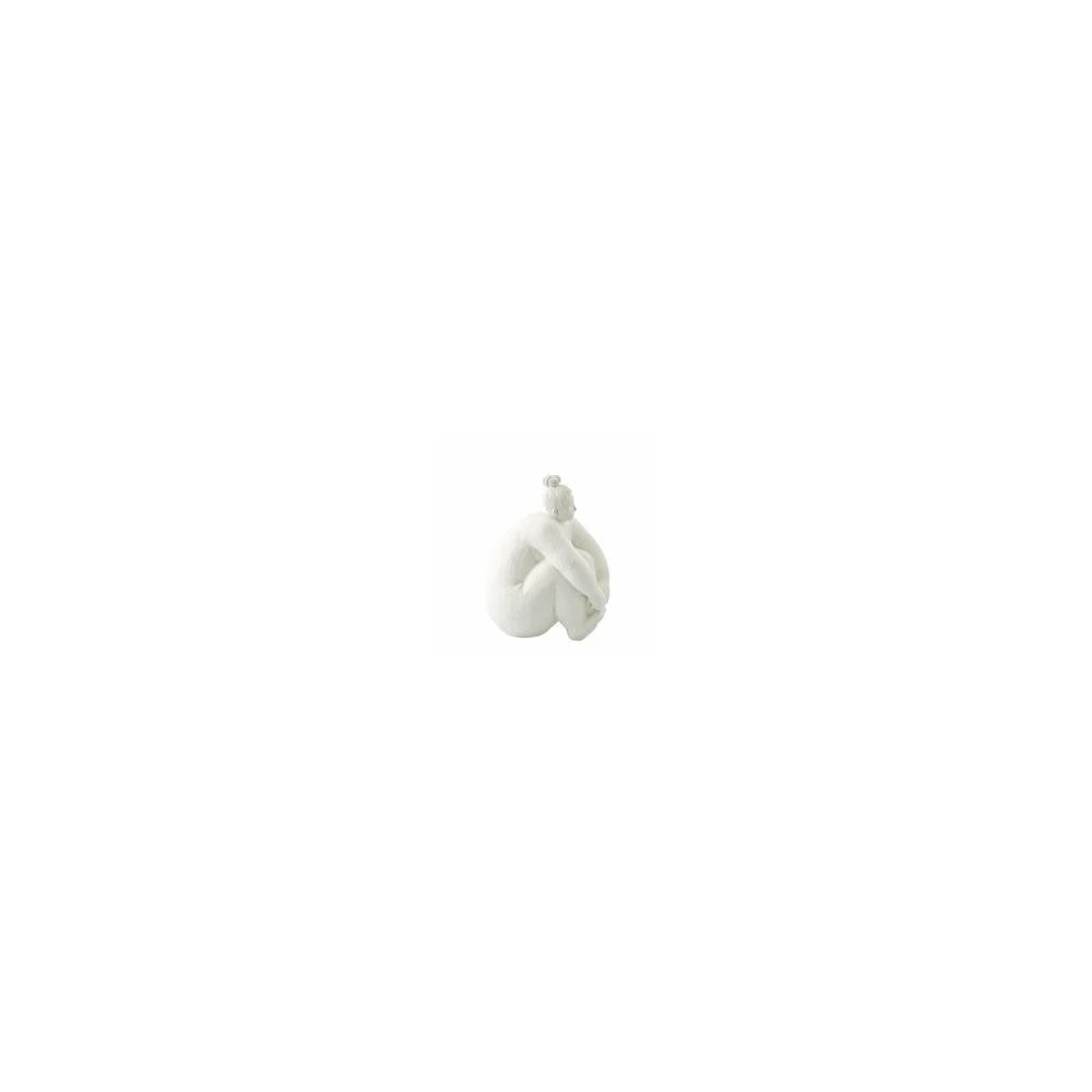 Serafina Sitting Female Figurine - White - Image 2