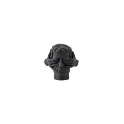 Serafina Stone Effect Figurine 1 - Black