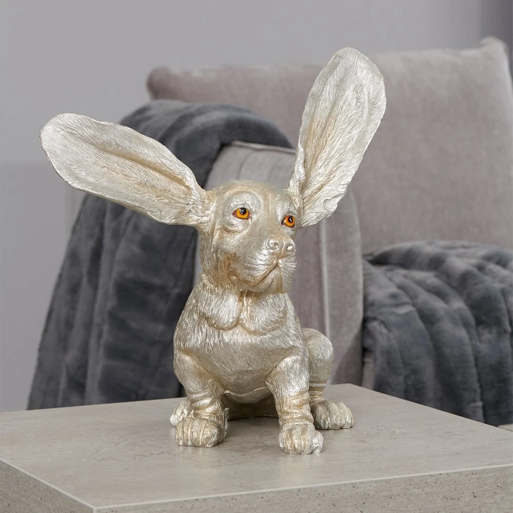 Silver Surprised Basset