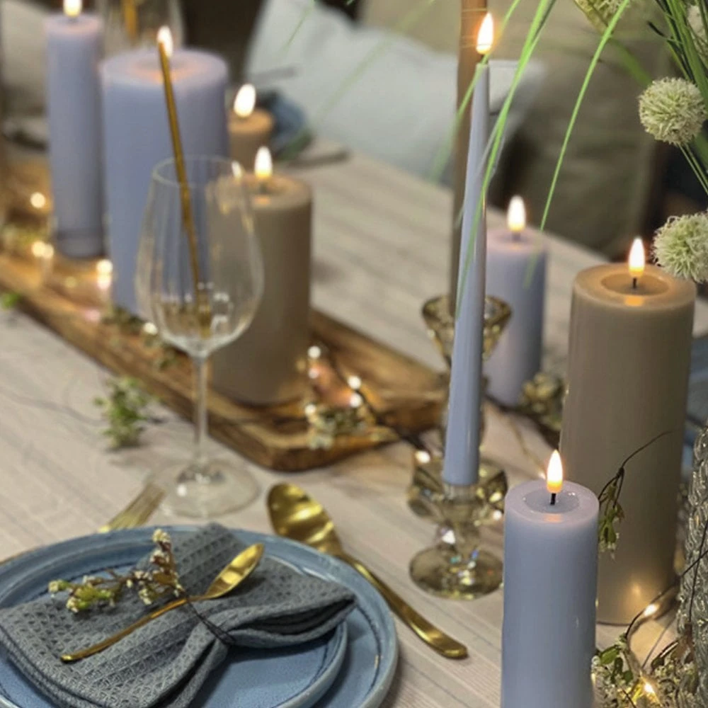 White LED Candle 7.5 X 15cm - Image 4